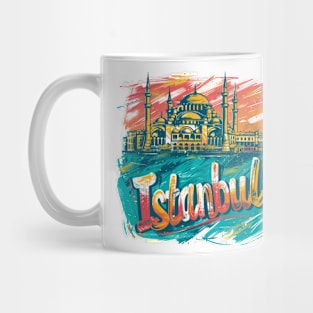 Istanbul Retro Turkey t-shirt Mug